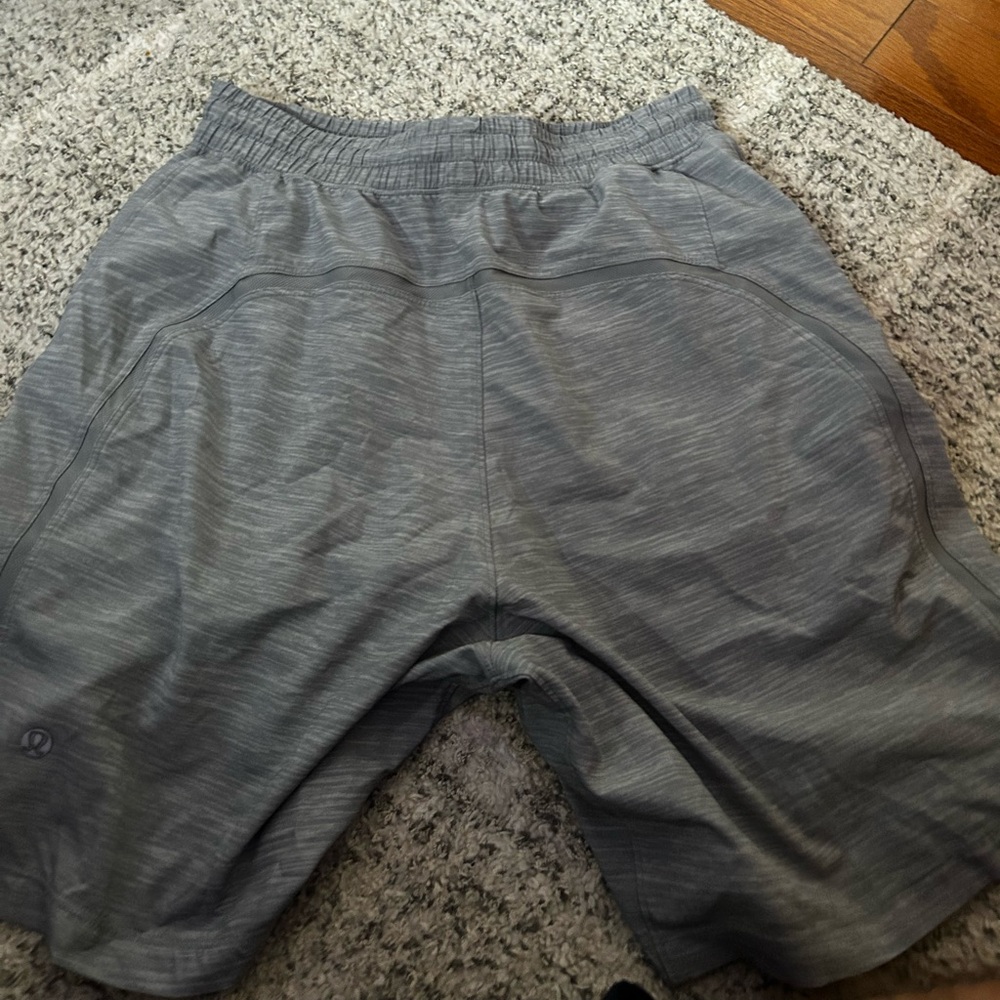 Grey Lululemon pace breaker shorts 7”